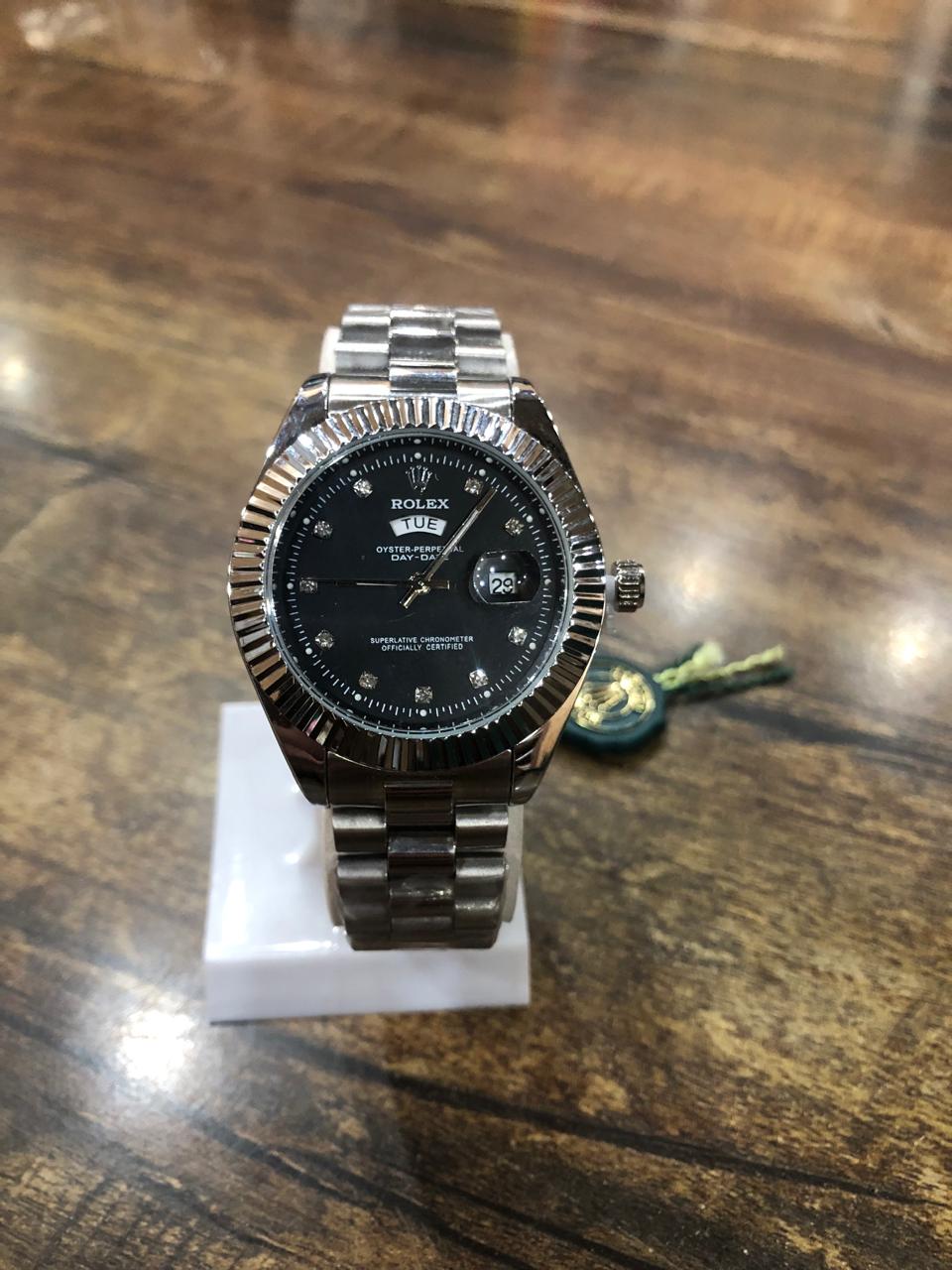 Rolex With Black Dial