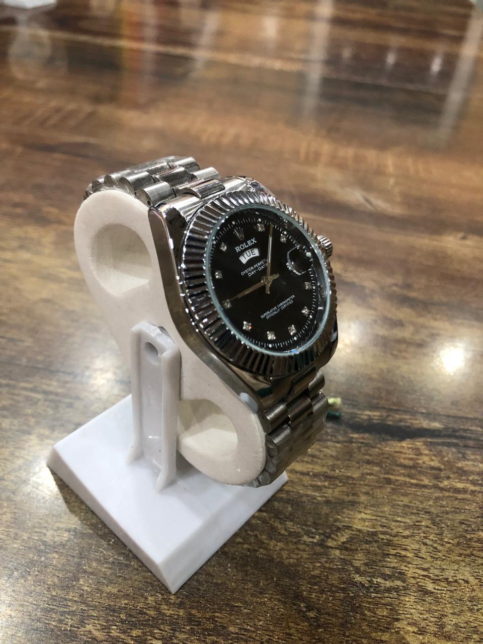 Rolex With Black Dial