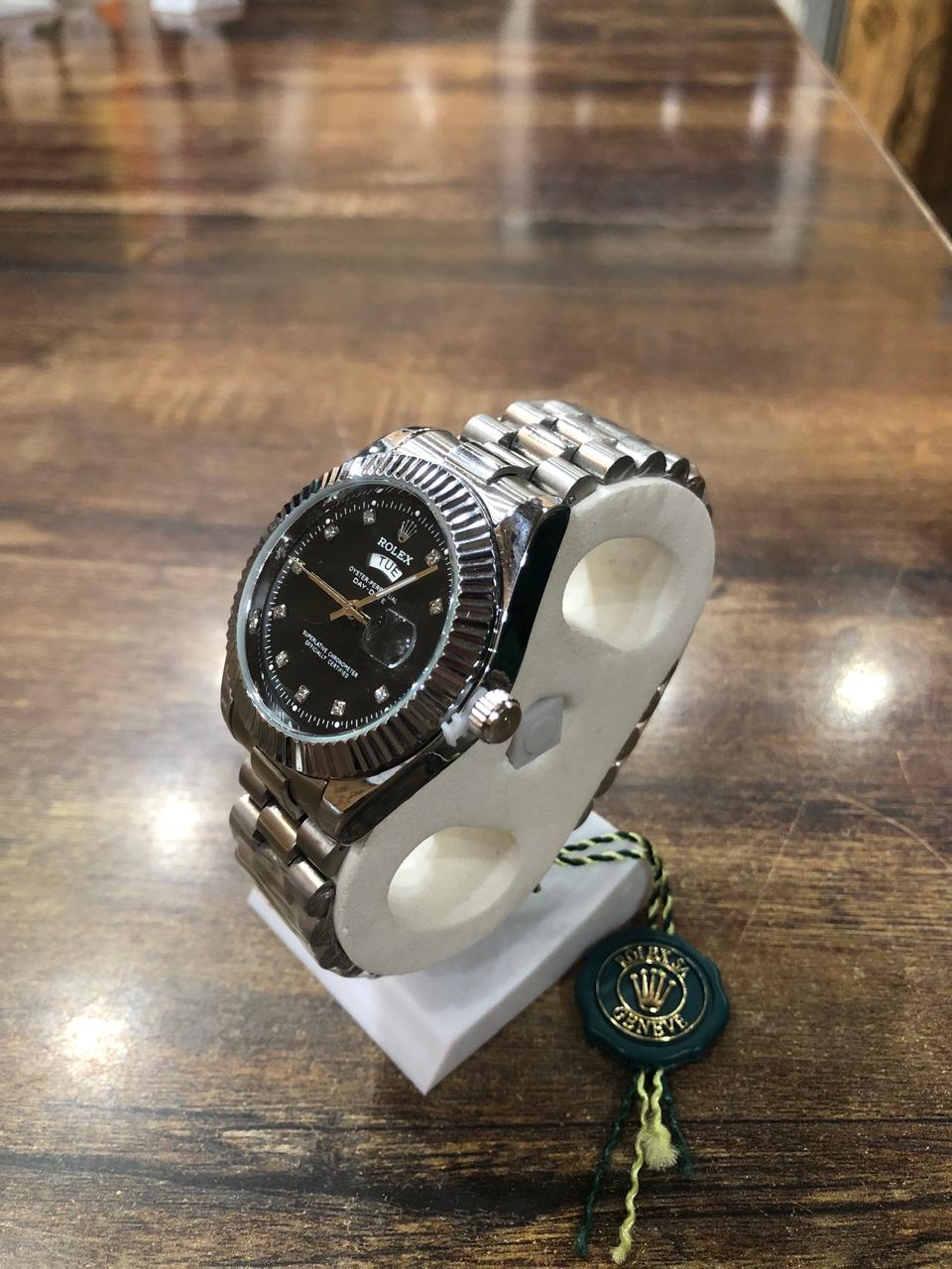 Rolex With Black Dial